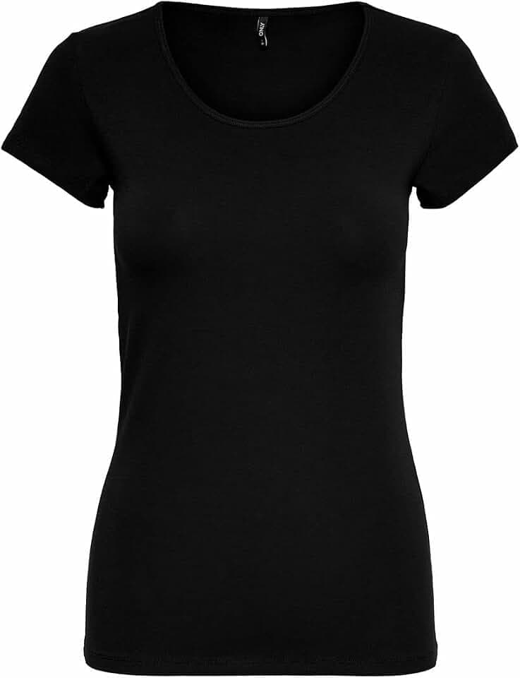 ONLY Damen Onllive Love S/S O-Neck Top JRS Blouse (1er Pack)