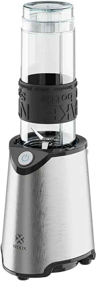 MX0199 Elektrischer Entsafter, 500 W, 570 ml, Sportflasche, silberfarben