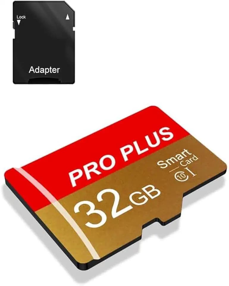 TF Card 32GB with Adapter, High Speed Memory Card, UHS-I C10 A1 Memory TF Card for Tablet/Mobile Phone/Camera/Car Audio/Game Console (32, GB)