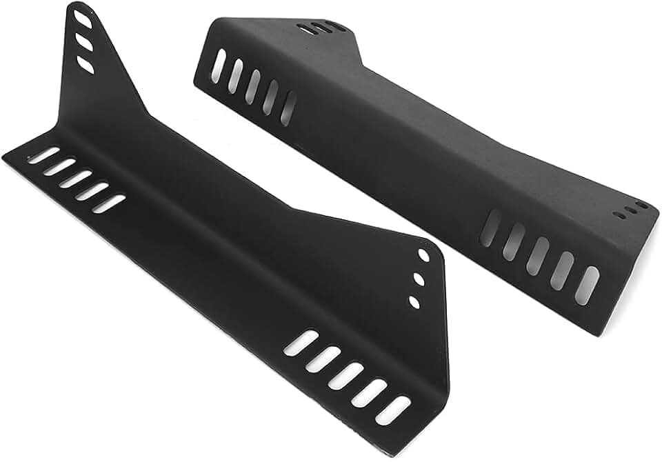 KIMISS Side Mount Bucket Race Sitzhalterungen, Universal Vehicle Bucket Seat Seitenhalterungen Modifikation (2 Stück)