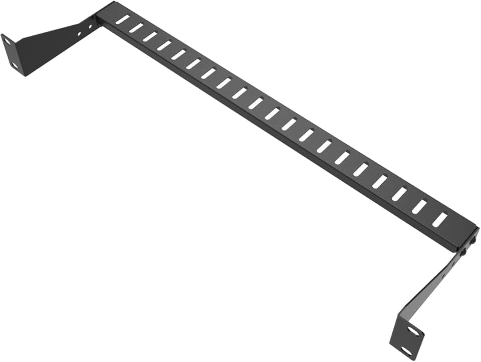 1U Horizontal 19-Inch Rack Mount Cable Management Bar