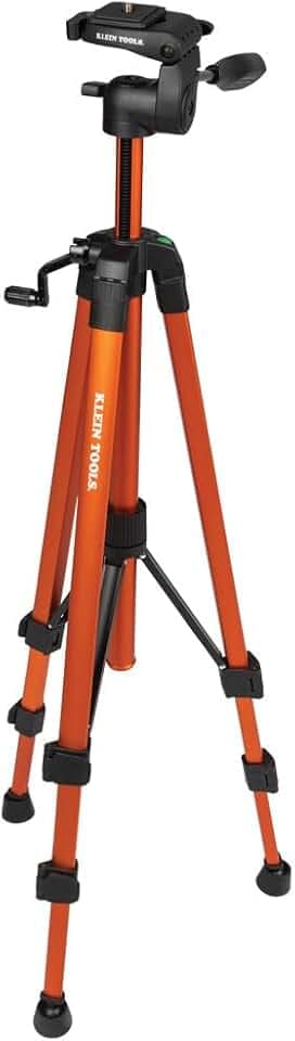 Klein Tools 69345 Tripod, Flexible Tripod with Mount, Lightweight Aluminum, Compatible with Klein Tools Laser Levels and other Products