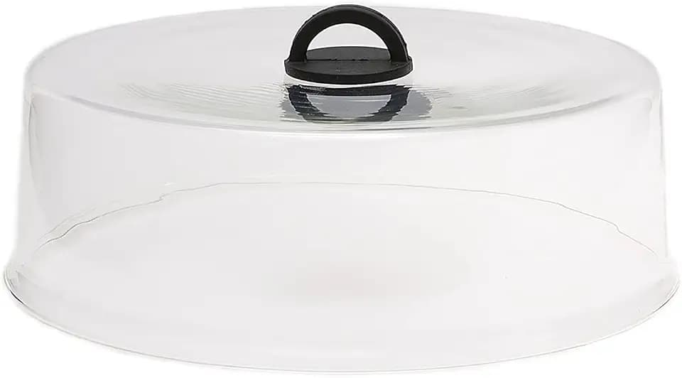 Tall Microwave Tempered Borosilicate Glass Plate Cover 10 x 4