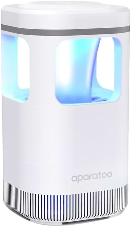 Insektenvernichter Elektrisch, UV Mückenlampe Fliegenfalle Innenbereich Mückenfalle Mückenschutz, USB Mosquito Repellent Tragbare Fliegenfallen für Schlafzimmer, Wohnzimmer Büro und Camping, (Weiß)