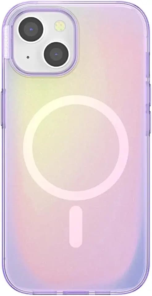 PopSockets iPhone 15 Phone Case with MagSafe- Aura