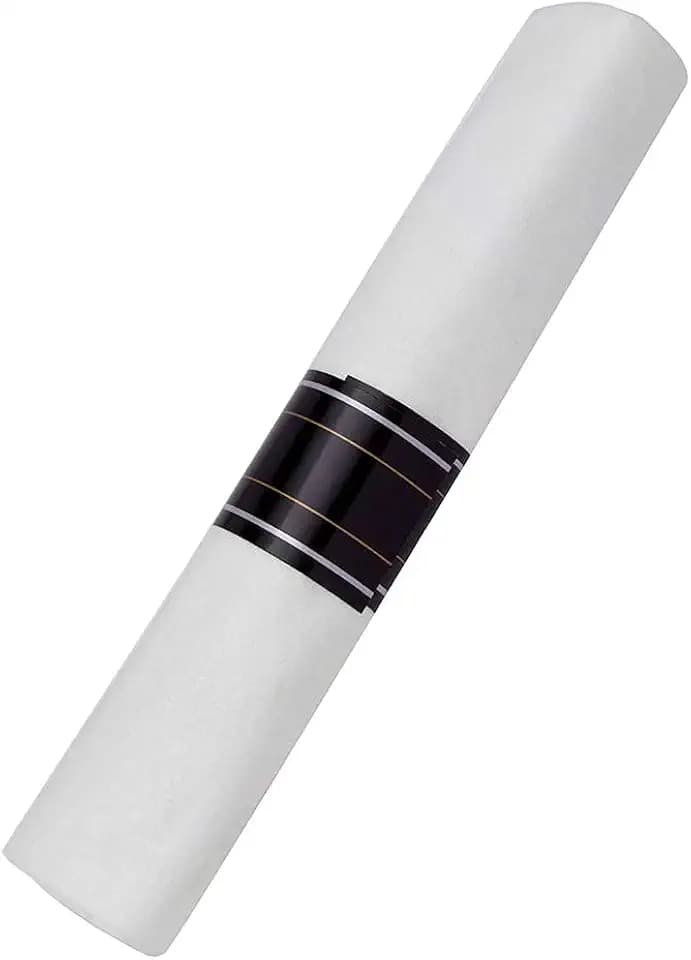 Reflections Fork, Knife, and Spoon Kit in a White Linen-Quality Napkin Roll, Silver (120-Count)