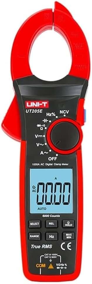 UNI-T UT205E Serie UT200 True RMS Digital Klemme Meter, 1000A AC/DC, 10Hz-1MHz