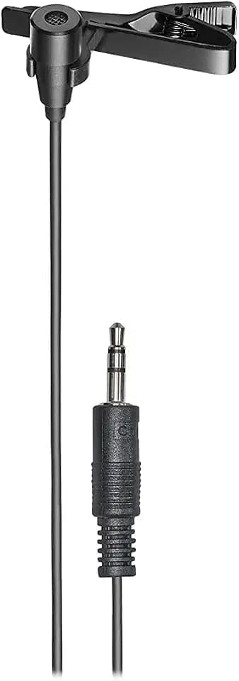Audio-Technica 3350xiS Lavalierkondensatormikrofon Mit Kugelcharakteristik Und Ansteckclip Schwarz
