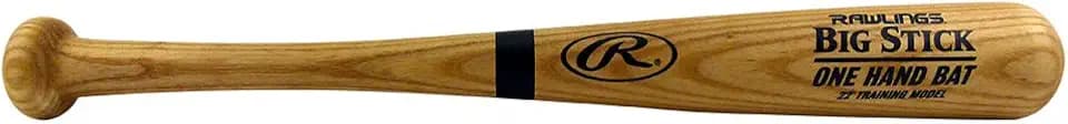Rawlings | Big Stick One Hand Training Bat | Baseball/Softball | 22” Pro Grade Ash