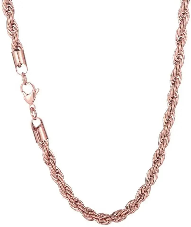HIJONES Stainless Steel Necklace for Men Women 18-33 Inch