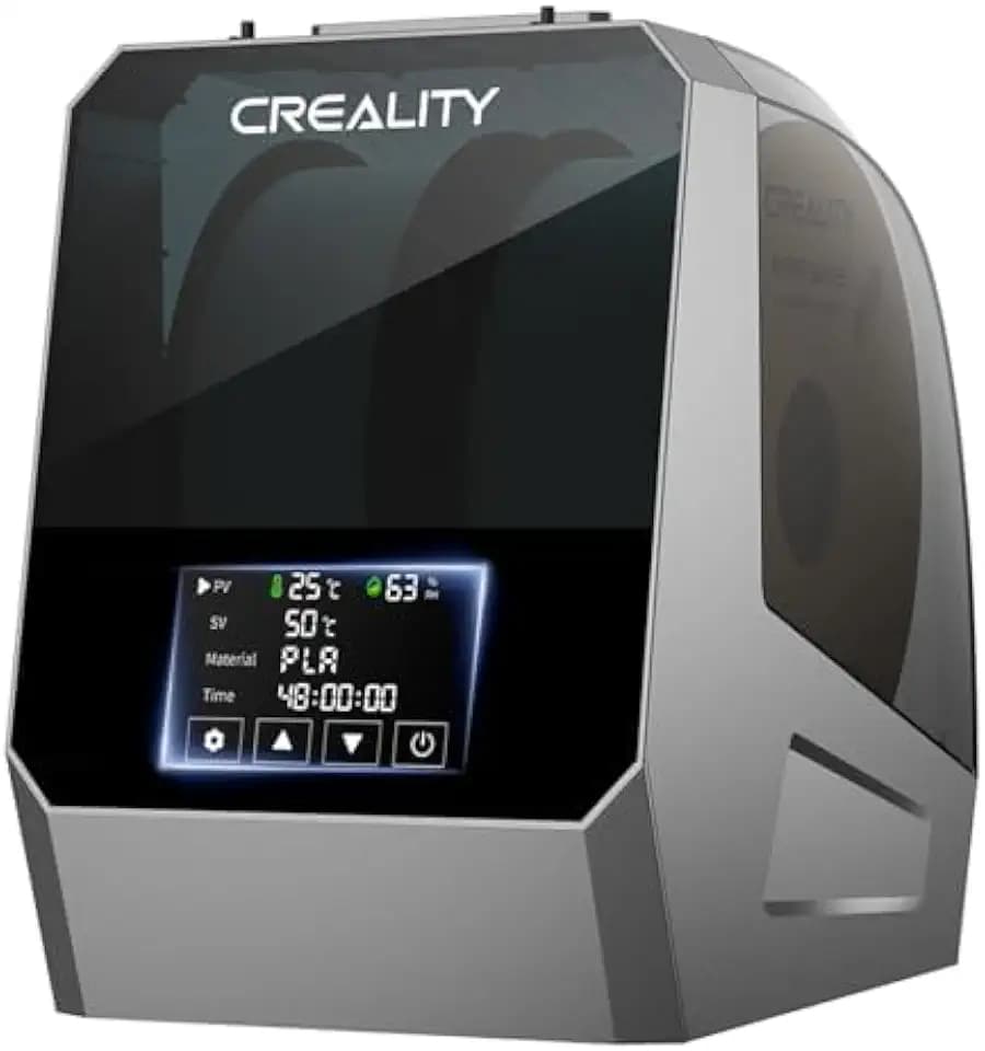 Creality Offiziell 2 Rollen 3D Drucker Filament Trockner, Space Pi Filament trockner Plus with 360° Heating, 2KG Upgraded Filament Trockner Box Support PLA ABS PETG TPU 1.75/2.85mm