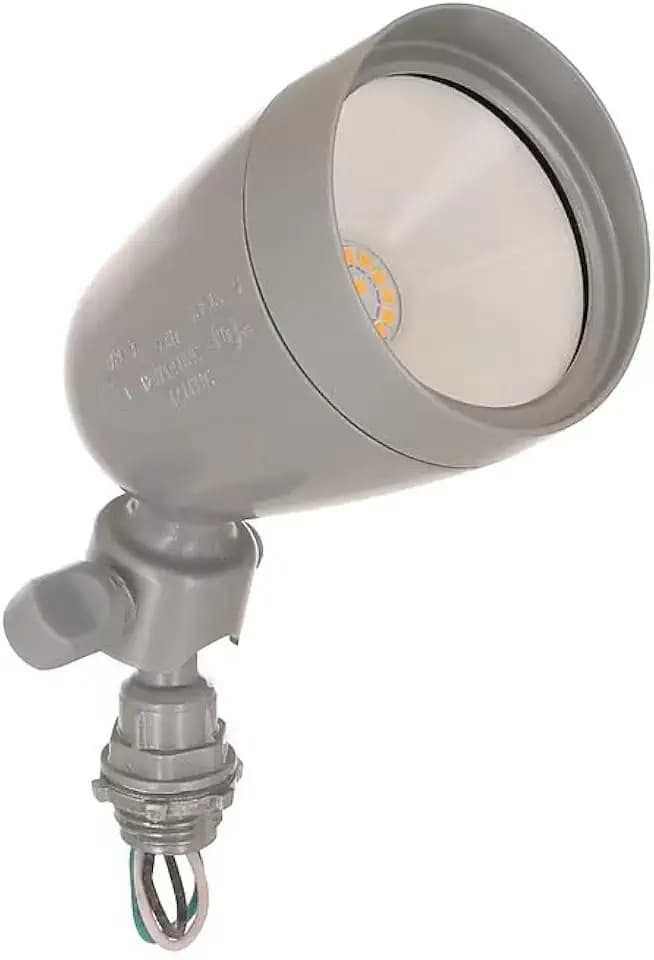 Bell LLS1000S 120-Watt EQ LED Gray 1-Head Switch-Controlled Flood Light with Adjustable 1000-Lumen