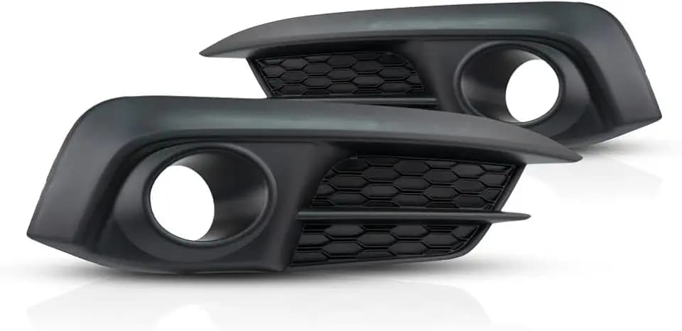 For Honda Civic Fog Light Cover 2016 2017 2018 Driver and Passenger Side Pair | Sedan | Primed | For HO1038129, HO1039129 | 71108-TBA-A10, 71103-TBA-A10