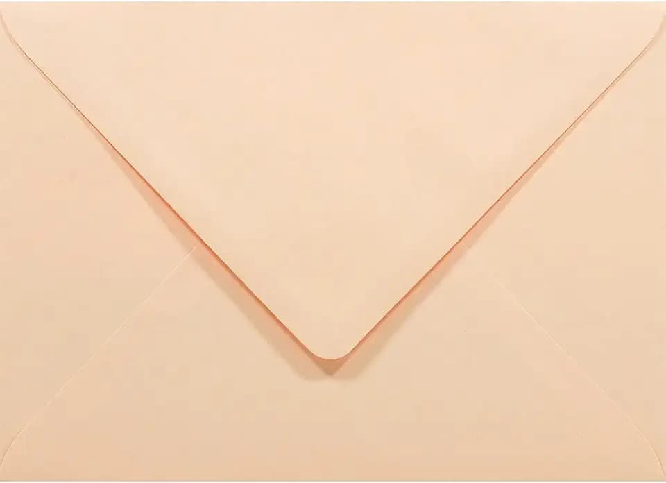Netuno 100 Umschläge Lachsfarbe DIN B6 12,5x17,5 cm klassisch und stilvoll