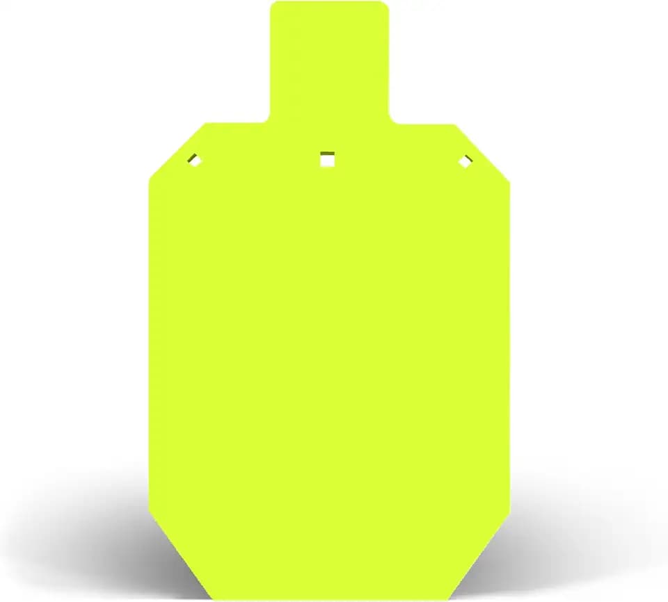 Highwild AR500 Steel Target for Shooting 1/2" Thick Gong Silhouette Metal Target - Laser Cut - Neon Color