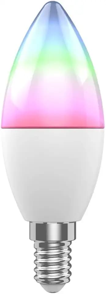 Woox 703567 LED-Leuchtmittel E14, 470 lm, Smart Sprachsteuerung Alexa, R9075, Energieklasse A+, Weiß