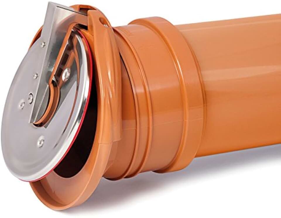 PVC-Kunststoff-Check Klappe selbst Aktivierung Ende Entwässerungs Rückstau 110mm