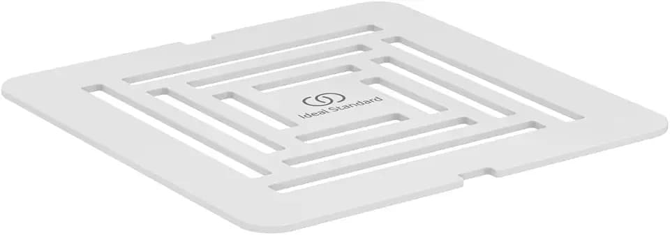 Ideal Standard - Ultra Flat S+ Ablaufgitter für Duschwanne, Edelstahl, weiß