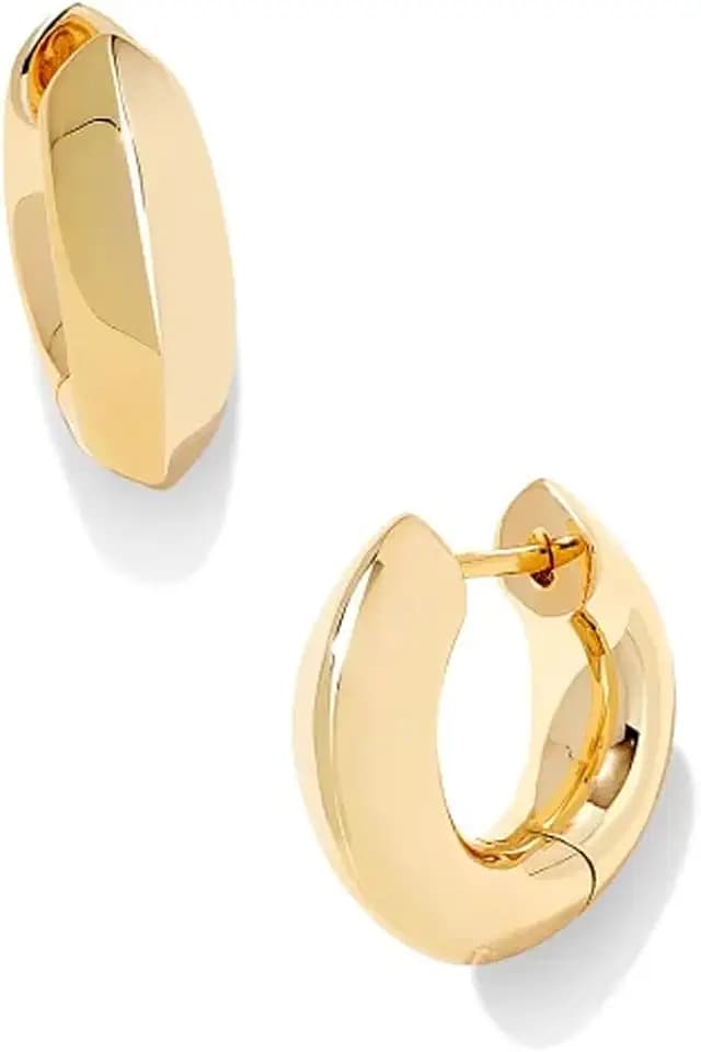 Kendra Scott Mikki Metal Huggie Earring, Fashion Jewelry for Women