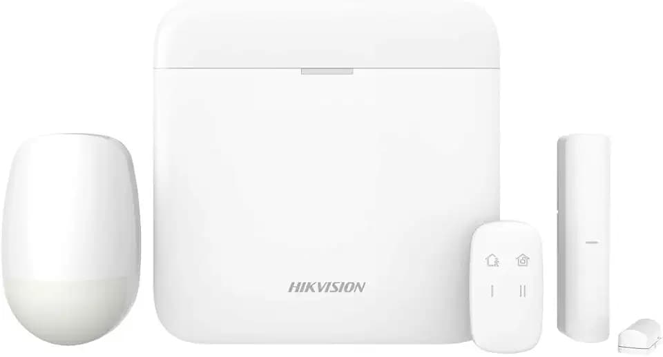 Hikvision Digital Technology [DS-PWA64-KIT-WE] Kit bestehend aus: 1 x DS-PWA64-L-WE + 1 x DS-PKF1-WE + 1 x DS-PDP15P-EG2-WE + 1 x DS-PDMC-EG2-WE, Weiß