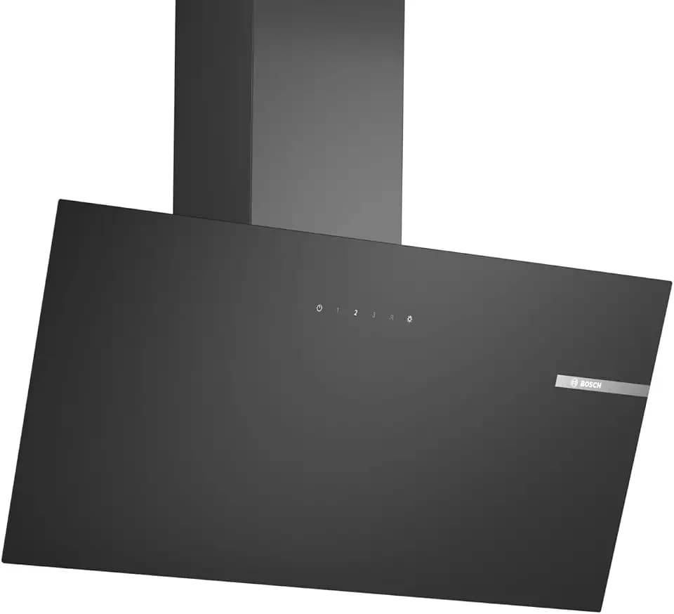 Bosch DWK85DK60 Serie 2 Wandesse, 80 cm breit, Umluft oder Abluft, Leiser Motor, Touch Select Basic, LED-Beleuchtung, Filtersättigung, Leicht zu reinigender Innenraum