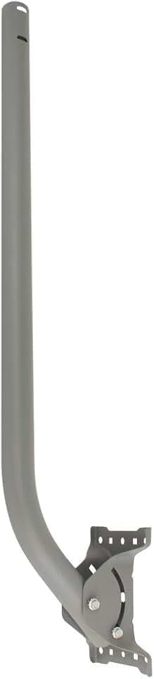 Skywalker J Pipe Mount Mast for Outdoor Antenna, Sturdy One-Piece Antenna Mounting Pole, Powder Coated Paint Finish, No Rust (Length 38", Diameter 1.66")