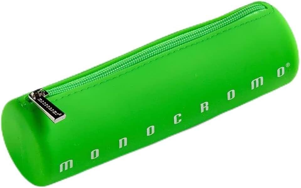 Pigna, Weiche Silikonhülle in Zylinderform, Monochrom FLUO, 20x6x6 cm, Grün, Einzeln verpackt