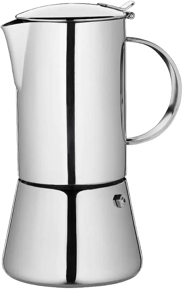 Cilio Espressokocher AIDA, 2 Tassen, induktionsgeeigneter Planboden Ø 9 cm