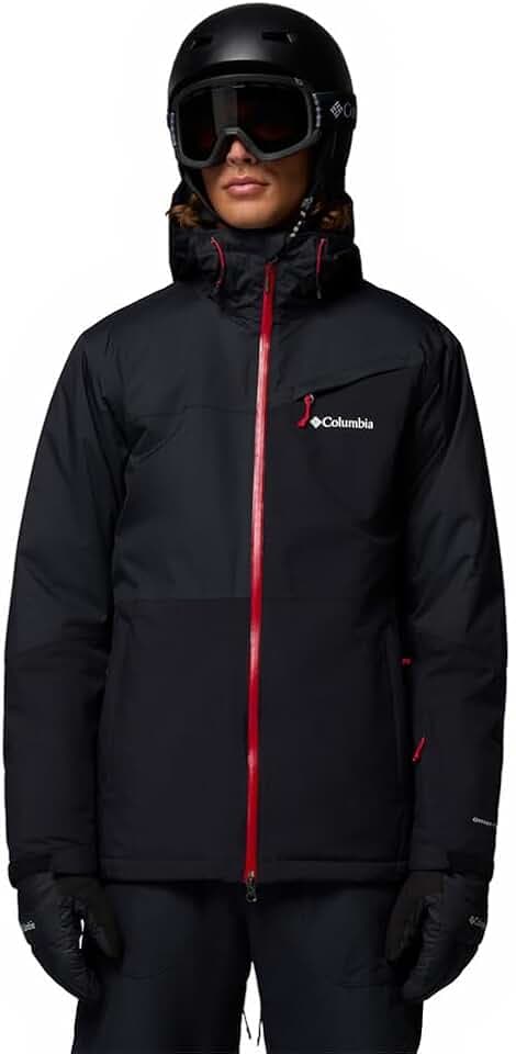 Columbia Herren Iceberg Point 2 Jacket Skijacke, schwarz, XL