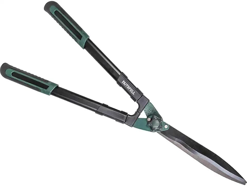 Faithfull FAICOUHS12 Countryman Heckenschere aus Aluminium, 300 mm gewellte Klinge
