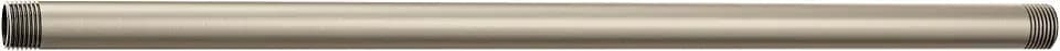 Moen Brushed Nickel Extended 18-Inch Straight Overhead Shower Arm, 336651BN