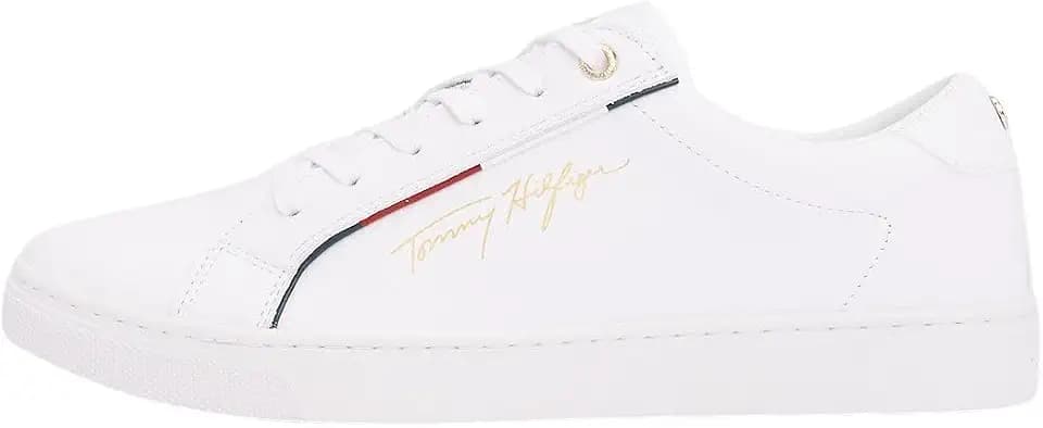 Tommy Hilfiger Damen Cupsole Sneaker Tommy Signature Schuhe