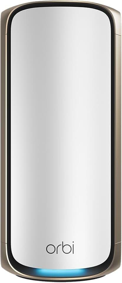 NETGEAR Orbi 970 Series Quad-Band WiFi 7 Router (RBE971S), Security Features, Covers 3,300 sq. ft., 200 Devices, 10 Gig Internet Port, Expandable Mesh System, BE27000 27.0 Gbps – Free Expert Help