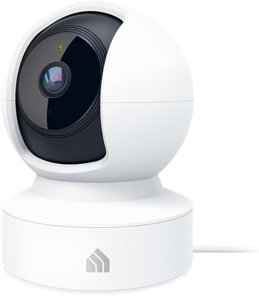 Kasa 2K+ Indoor Pan/Tilt Wired Security Camera, Baby & Pet Monitor, KC410S