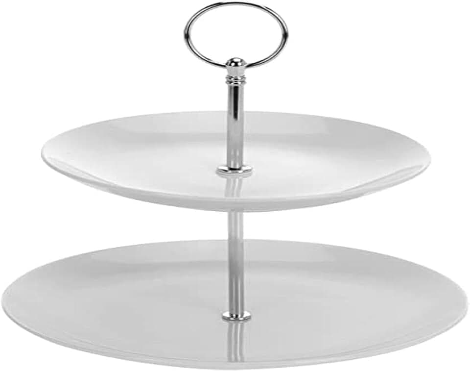 Etagère Porselein, 2-laags