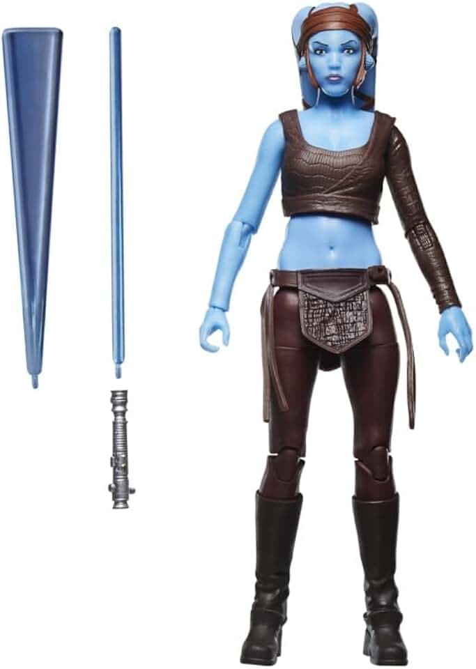 Star Wars The Black Series Aayla Secura, Rache der Sith 20-jähriges Jubiläum Action-Figur zum Sammeln (15 cm)