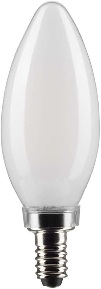 Satco S21823, B11 LED Bulbs, Frosted, E12 Base, 2-Pack, Commercial Lighting