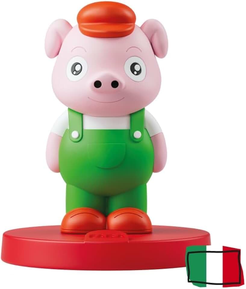 FABA Klangfigur I 3 Schweinchen - Klanggeschichten - Spielzeug, pädagogische Inhalte, italienische Version, Kinder ab 4 Jahren