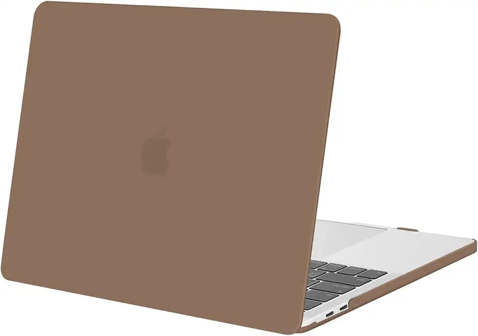 MOSISO Compatible with MacBook Pro 13 inch Case M2 M1, Caramel Brown