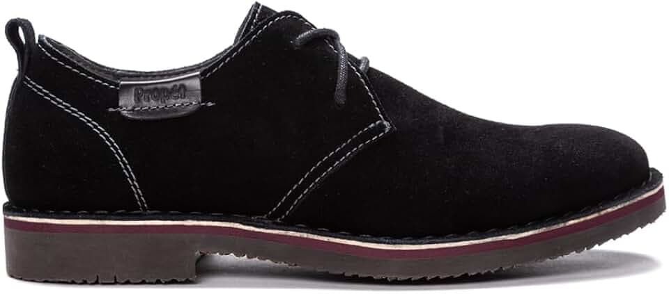 Propet Mens Finn Oxford Casual Shoes - Black