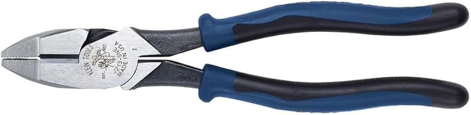 Klein Tools J213-9NE Streamlined High Leverage Side Cutting Pliers, 9-Inch