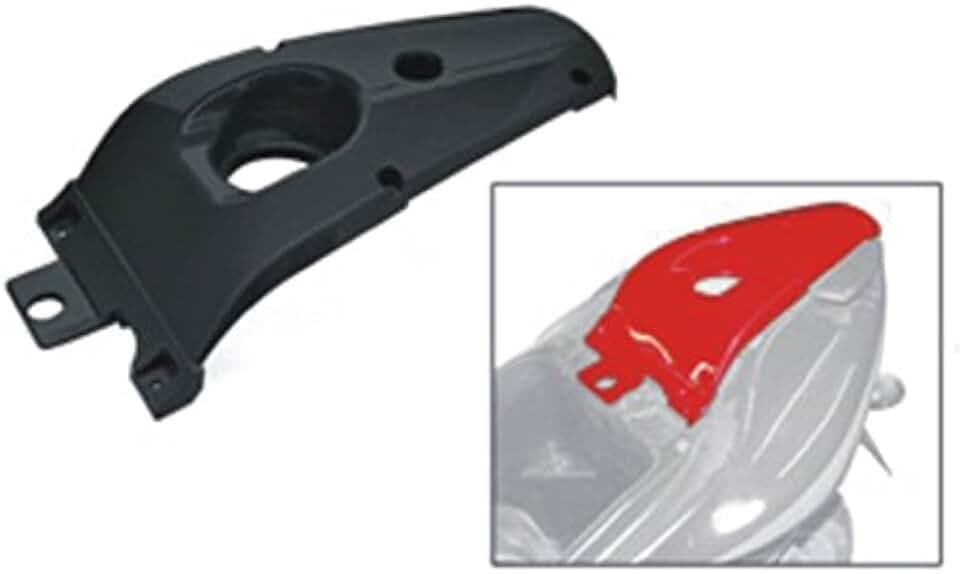 one by Camamoto Cod 77580400A Tankdeckel für Motorroller MBK 50 Nitro 1997-2012 schwarz glänzend NEU