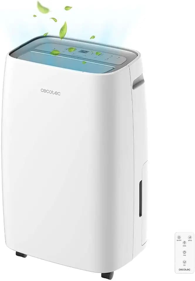 Cecotec Luftentfeuchter BigDry 10000 Expert Connected. 580 W, Abnehmbarer 6-Liter-Tank, Entfeuchtung von 30 Litern/Tag, WLAN-Steuerung, Feuchtigkeitsauswahl, Wäschetrocknung, 24-Stunden-Timer.