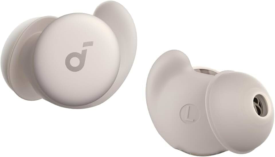 Soundcore Sleep A20 by Anker Sleep Earbuds, Noise Blocking Sleep Headphones, Small Earplugs for Side Sleepers, 80H Playtime, Stream Content via Bluetooth 5.3, Sleep Monitor, Personal Alarm (Renewed)