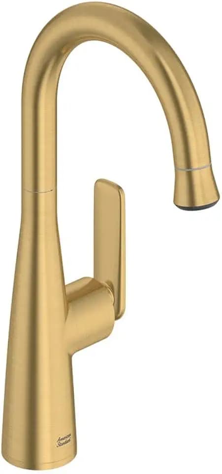 American Standard Aspirations Pull-Down Bar Sink Faucet, Brushed Gold