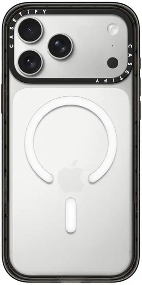 CASETiFY for iPhone 17 Pro Max Case, PC/TPU Drop Proof Case Clear Black
