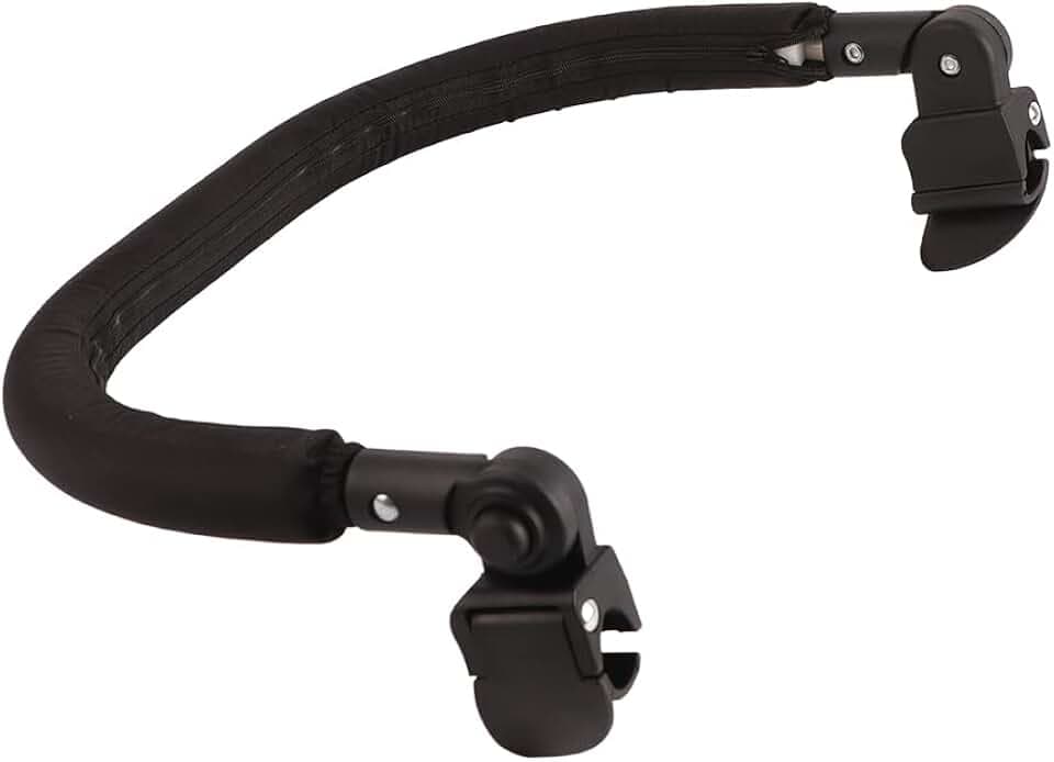 Garosa Kinderwagen-Armlehne kompatibel für Babyzen Yoyo, PU-Leder, 40 x 9 cm, Verstellbar, Zusammenklappbar, mit Schaumstoffpolsterung