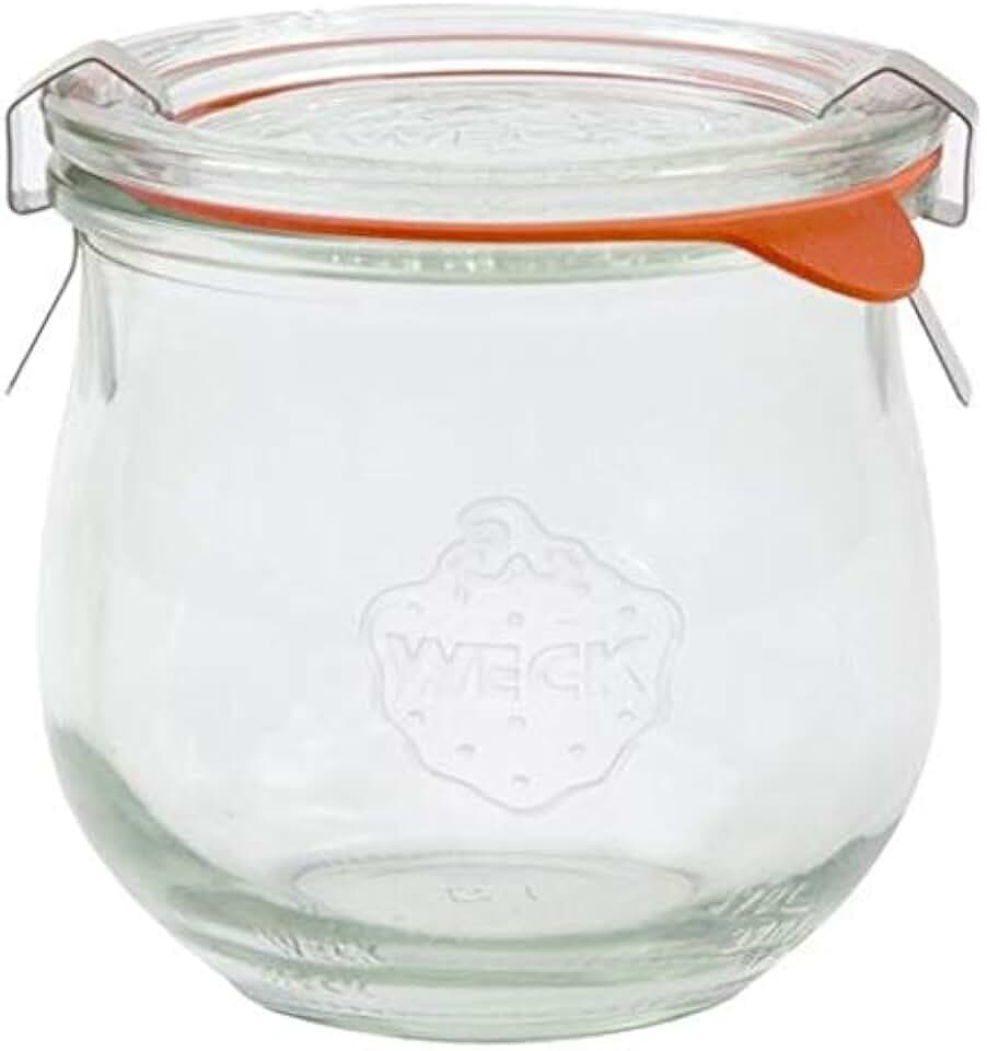 Weck-Tulpen-Glas, runder Rand, glas, durchsichtig, 370 ml