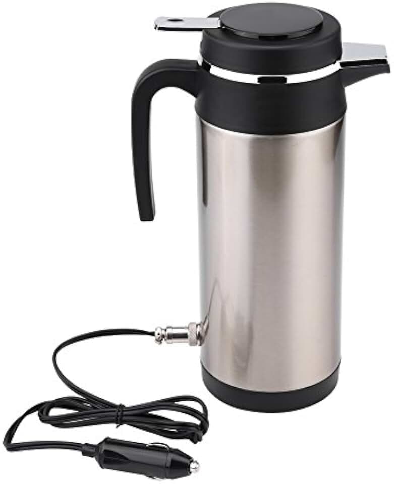 Wasserkocher 1000ML 12V Auto Edelstahl Elektrischer WasserkocherTravel Thermoskanne Heizung Wasserflasche Autozubehör wasserkocher 12 volt auto