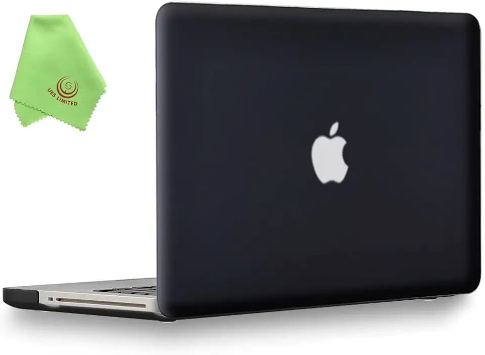 UESWILL Case for 2008-2012 MacBook Pro 13 inch Model A1278, Black